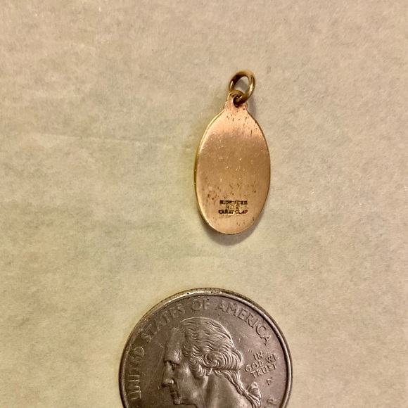 Saint Christopher pendant gold clad - Picture 2 of 2